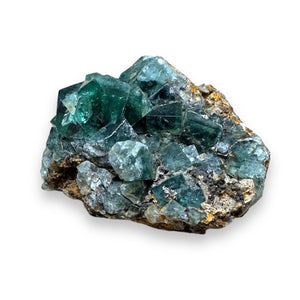 Hidden Forest Green Daylight UV Fluorite Galena #1 Mineral Specimen (Diana Maria Mine, Weardale, England)