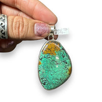 Hubei Turquoise Sterling Silver Pendant