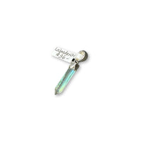 Labradorite Miniature Crystal Point Sterling Silver Pendant