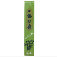 Pine Light Green Morningstar Japanese Style Wood Free Incense Sticks-50 sticks