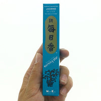 Jasmine Bright Blue Morningstar Japanese Style Wood Free Incense Sticks-50 sticks