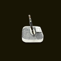 Seymchan Pallasite Meteorite Nickel Iron Metallic with Olivine Windows Mini Polished Slice (Russia)