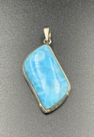 Larimar #11 Sterling Silver Pendant