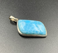 Larimar #11 Sterling Silver Pendant