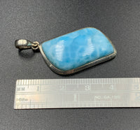 Larimar #11 Sterling Silver Pendant