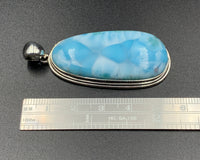 Larimar #12 Sterling Silver Pendant