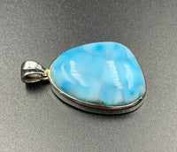Larimar #14 Sterling Silver Pendant