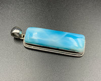 Larimar #1 Sterling Silver Pendant