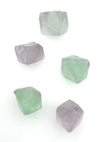 Fluorite Octahedron (1) Raw Stone