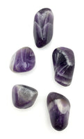 Chevron Amethyst (1) Tumbled Stone