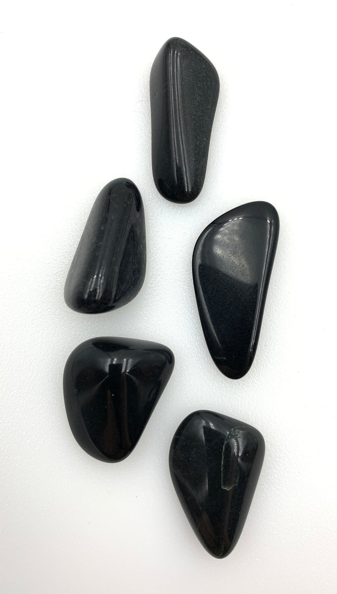 Black Jade (1) Tumbled Stone | El Loro Jewelry & Gifts