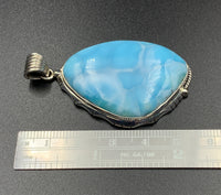 Larimar #3 Sterling Silver Pendant