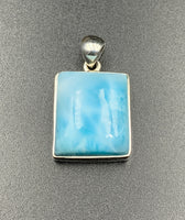 Larimar #4 Sterling Silver Pendant