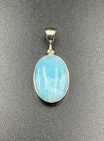 Larimar #6 Sterling Silver Pendant