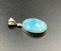 Larimar #6 Sterling Silver Pendant