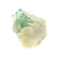 Green Apophyllite on Stilbite Crystals Unpolished Crystal Cluster (Pune, India)