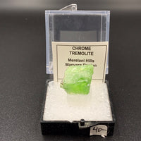 Tremolite Chrome #5 Thumbnail Specimen (Merelani Hills, Tanzania)