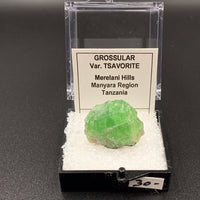 Garnet Tsavorite (Grossular) #1 Thumbnail Specimen (Merelani Hills, Tanzania)