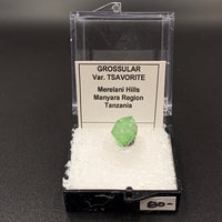Garnet Tsavorite (Grossular) #2 Thumbnail Specimen (Merelani Hills, Tanzania)
