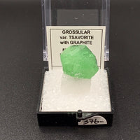 Garnet Tsavorite (Grossular) #3 Thumbnail Specimen (Merelani Hills, Tanzania)