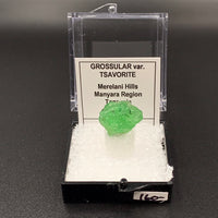 Garnet Tsavorite (Grossular) #5 Thumbnail Specimen (Merelani Hills, Tanzania)