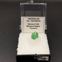 Garnet Tsavorite (Grossular) #10 Thumbnail Specimen (Merelani Hills, Tanzania)