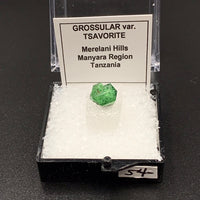 Garnet Tsavorite (Grossular) #13 Thumbnail Specimen (Merelani Hills, Tanzania)