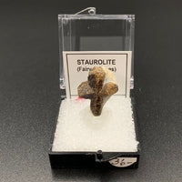 Staurolite #3 Thumbnail Specimen (Kola Peninsula, Russia)