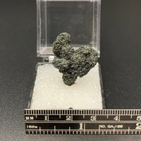 Clinochlore coating Quartz #1 Thumbnail Specimen (Pelingichey Deposit, Russia)