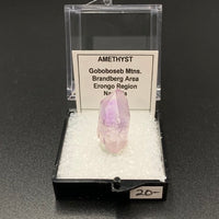 Amethyst #2 Thumbnail Specimen (Goboboseb Mtns, Namibia)