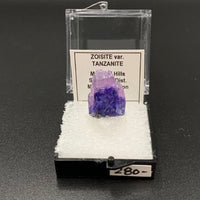 Tanzanite #8 Bicolored Purple Zoisite Thumbnail Specimen (Merelani Hills, Tanzania)