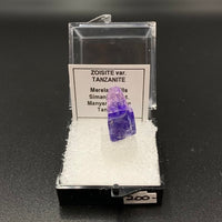 Tanzanite #9 Bicolored Purple Zoisite Thumbnail Specimen (Merelani Hills, Tanzania)