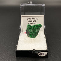 Garnet Uvarovite #2 Thumbnail Specimen (Ural Region, Russia)