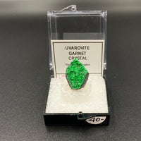 Garnet Uvarovite #3 Thumbnail Specimen (Ural Region, Russia)