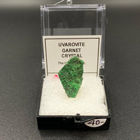 Garnet Uvarovite #5 Thumbnail Specimen (Ural Region, Russia)