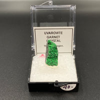 Garnet Uvarovite #6 Thumbnail Specimen (Ural Region, Russia)