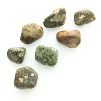 Rhyolite (1) Polished Rainforest Jasper Mottled Tumbled Stone