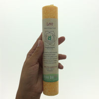 Love Orange Sacral Chakra Energy Palm Wax Blend Essential Oils Scented Candle-Pillar or Jar