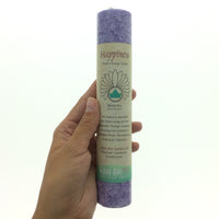 Happiness Purple Crown Chakra Energy Palm Wax Blend Essential Oils Scented Candle-Pillar or Jar