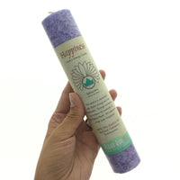 Happiness Purple Crown Chakra Energy Palm Wax Blend Essential Oils Scented Candle-Pillar or Jar