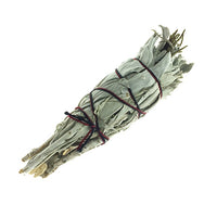 White Sage with Lavender Bundle Smudge Stick Handwrapped California USA