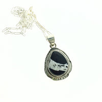 White Buffalo #16 Sterling Silver Pendant