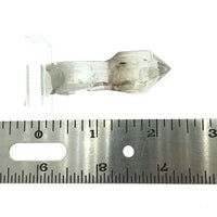 Brandberg Amethyst Scepter Smoky Skeletal Mounted Miniature Mineral Specimen (Brandberg, Namibia)
