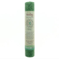 Healing Green Heart Chakra Energy Palm Wax Blend Essential Oils Scented Candle-Pillar or Jar
