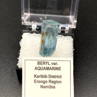 Aquamarine #2 Blue Beryl Thumbnail Specimen (Karibib, Erongo, Namibia)