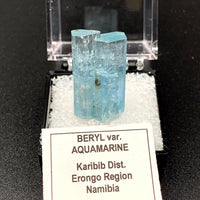 Aquamarine #18 Blue Beryl Thumbnail Specimen (Karibib, Erongo, Namibia)