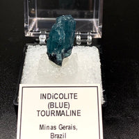 Indicolite #1 Blue Tourmaline Thumbnail Specimen (Minas Gerais, Brazil)
