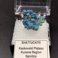 Shattuckite #1 Thumbnail Specimen (Kaokoveld Plateau, Namibia)