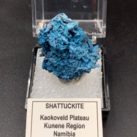 Shattuckite #9 Thumbnail Specimen (Kaokoveld Plateau, Namibia)