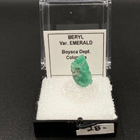 Emerald #6 Green Beryl Thumbnail Specimen (Chivor Mine, Boyaca Dept., Colombia)